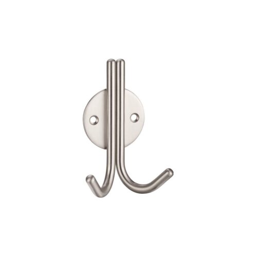 Satin Stainless Double Robe Hook
