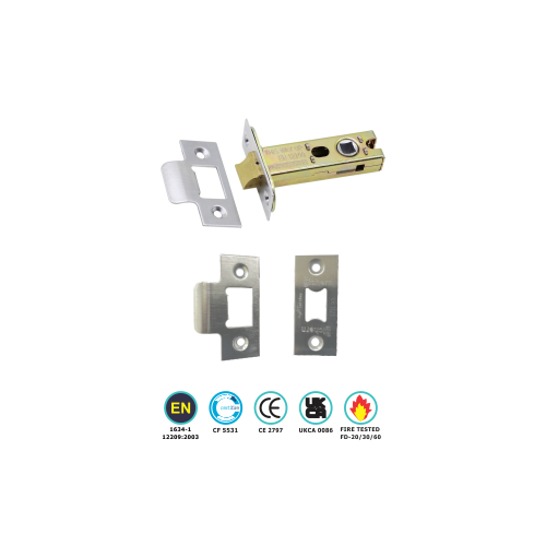 Alternative view of Architectural Tubular Latch Ce / Fd / Certifire B/T - Hang Up Box 76mm, 102mm, 127mm - Available in Multiple Finishes - Each