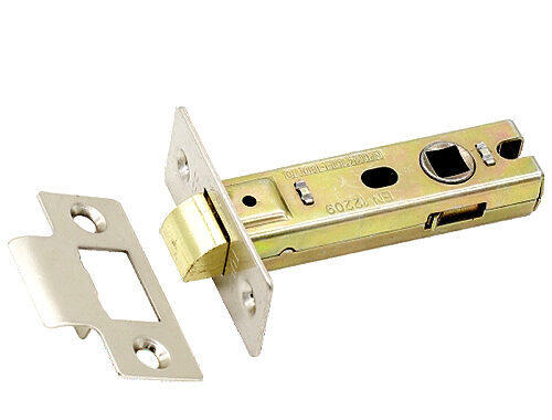 electro brass tubular latch 100mm