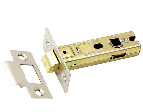 fire-rated satin chrome tubular latch