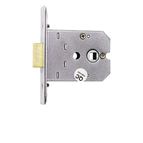 Flat mortice latch 76mm electro brass