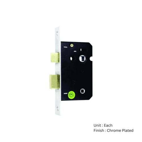 Alternative view of Bathroom Lock  63mm Chrome Plated Each
