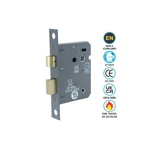 Alternative view of Bathroom Lock Ce / En2209 / Certifire / Fd - Boxed - Available in Multiple Finish