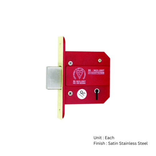 Alternative view of Bs3621 5 Lever Dead Lock Ce / Certifire / Fd 66mm, 76mm - Available in Multiple Finishes - Each