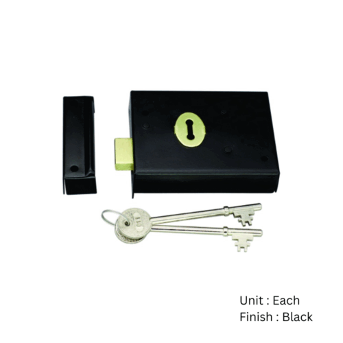Alternative view of Rim Dead Lock  100 X 76m Epoxy Black Each
