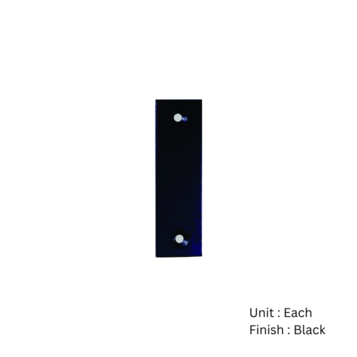 Alternative view of Plate For Reverse Bolt Rim Lock    Epoxy Black Each