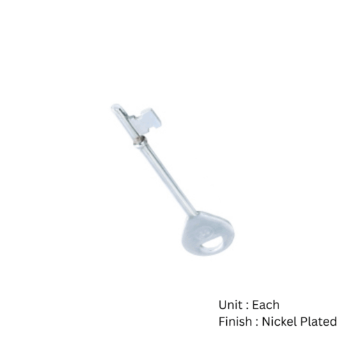 Alternative view of Press Lock Key - Pack Of 10 Other Nickel Plated Pack