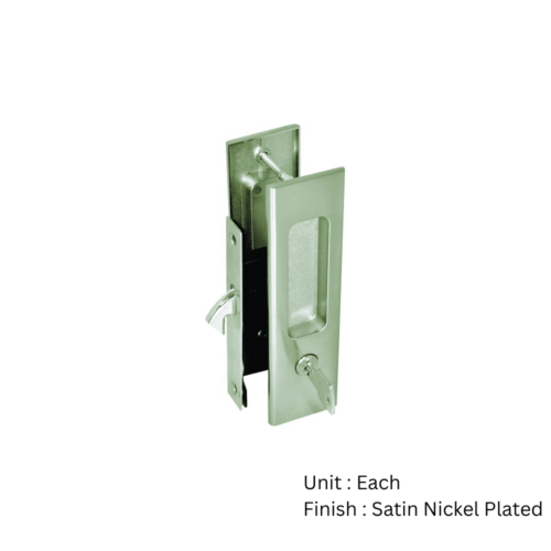 Alternative view of Sliding Door Set - Entrance - Satin Nickel Plated Each