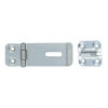 Weatherproof safety hasp and staple