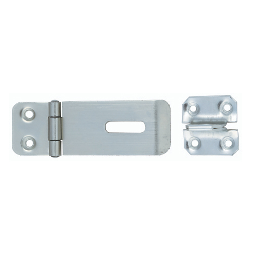 Weatherproof safety hasp and staple