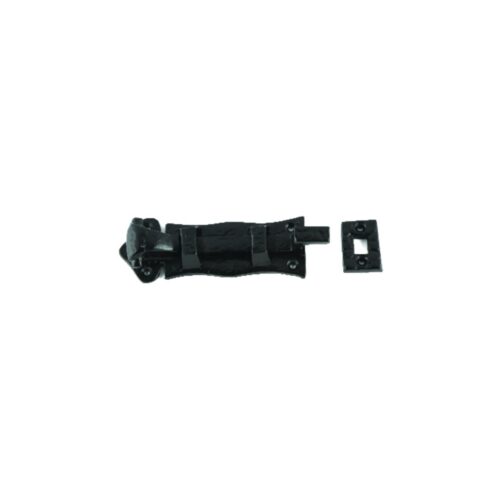 Black Antique Scroll Door Bolt
