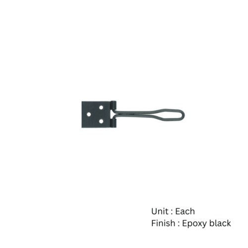Alternative view of Wire Hasp And Staple Epoxy Black, Bright Zinc Plated and Different Sizes Each
