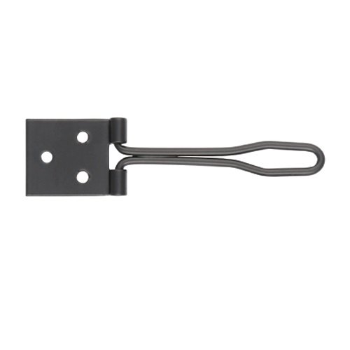 Wire Hasp and Staple Epoxy Black