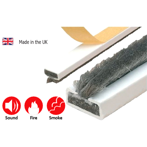 Alternative view of Fire And Smoke Intumescent Door Pack (5 X 1.05m) - 4mm 10 X 4mm White Pack