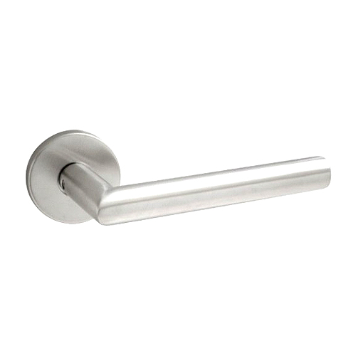 Stainless Steel Round Rose Latch - Mitred En / Fd  Satin Stainless Set