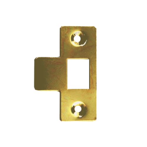 Tubular Latch Keep Plate X 10   Electro Brass Each - Available in Multiple Finishes