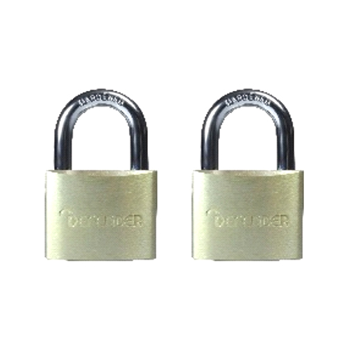 Brass Padlock Twin Pack
