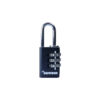 20mm black diecast combination padlock