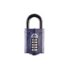 60mm black padlock
