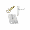 Scroll Fire Rated Latch Pack Chrome