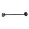 200mm black cabin hook