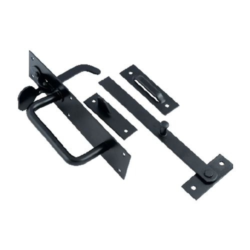 Premium Suffolk Latch Ebony Black