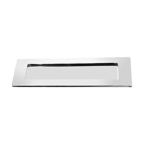 Victorian Letter Plate 250x76mm Chrome Each – Elegant Door Plate