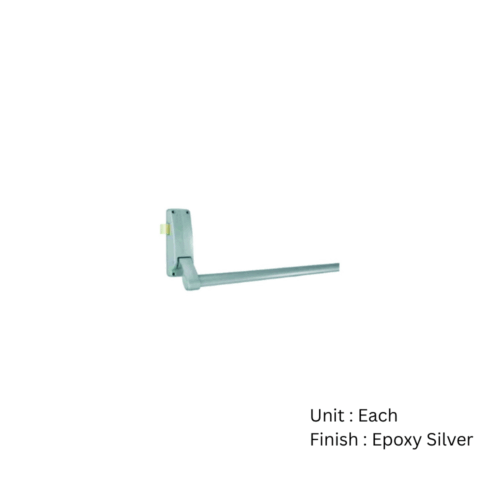 Alternative view of Panic Latch Reversible Epoxy Silver Each