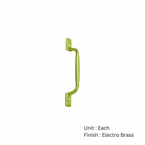 Alternative view of Hot Bed Sash Handle  Zinc Alloy 125mm Electro Brass Each