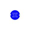 Automatic Fire Door Keep Clear Sign