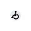 Stainless Steel Circular Disabled Sign