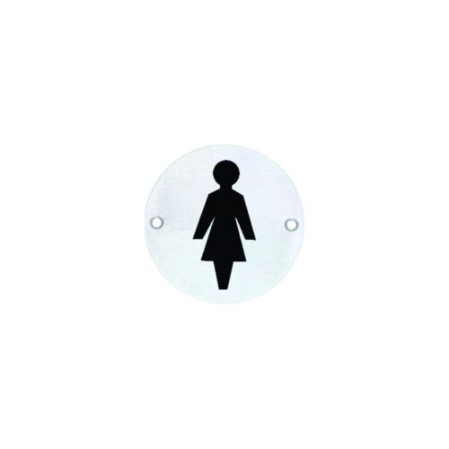 stainless steel female sign