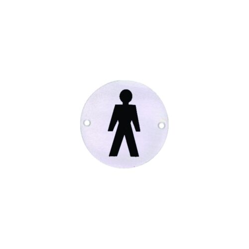 stainless steel male sign