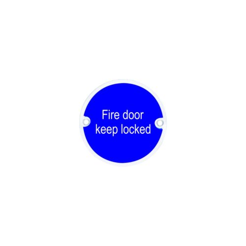Fire Door Keep Locked Sign