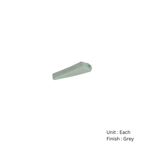 Alternative view of Rubber Door Wedge - Pack Of 5   Grey Pack