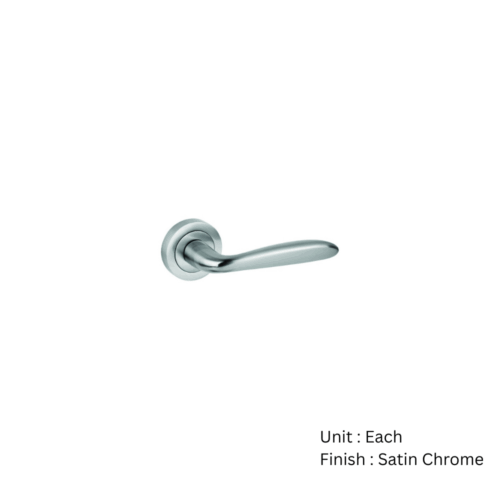 Alternative view of Lincoln Round Rose Latch To En1906 (Part 3) -127mm x 52mm Set - Available in Multiple Finishes