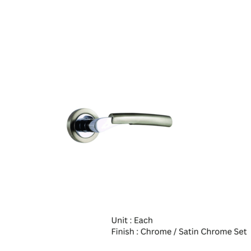 Alternative view of Wallingford Round Rose Latch  Other Chrome / Satin Chrome Set