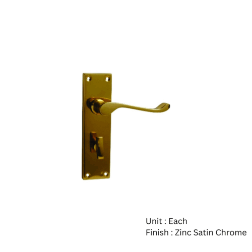 Alternative view of Contract Vict Scroll Bathroom Furniture - Zinc  Satin Chrome Set