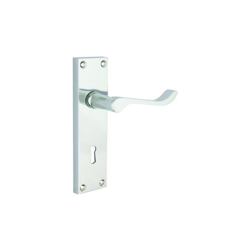 Contract Vict Scroll Lock Furniture - Zinc   Satin Chrome Set