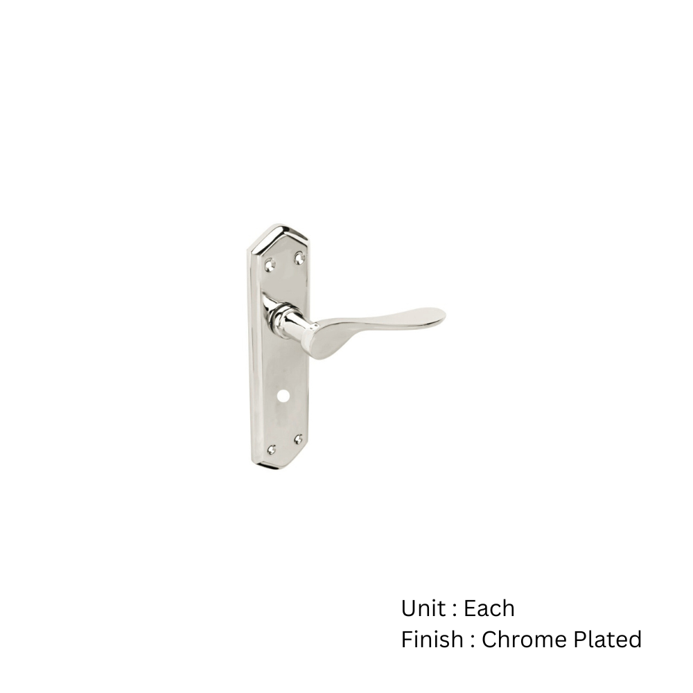 Kenilworth Lever Bathroom Chrome Plated Pair - Image 2