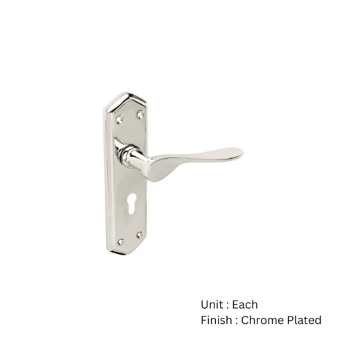 Alternative view of Kenilworth Euro Profile Furniture  Chrome Plated Pair
