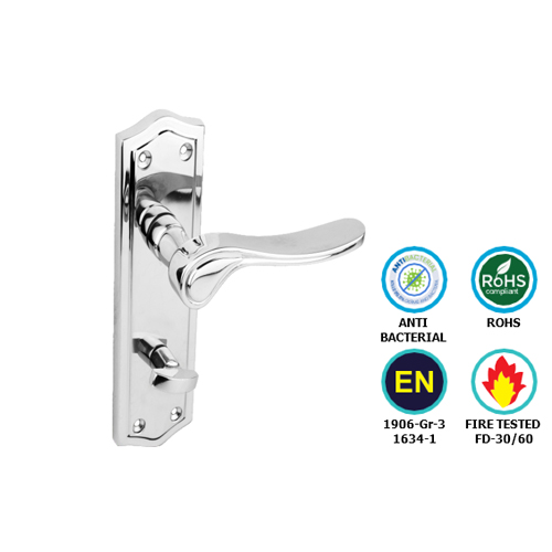 Alternative view of Orford Bathroom Furniture To En1906 (Pt 3)  Satin Nickel Plated Set
