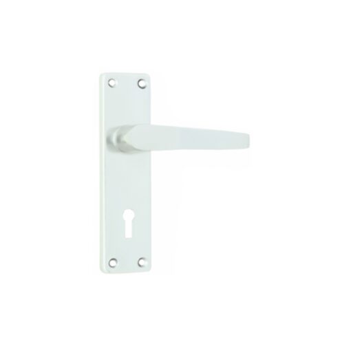 Whitworth Aluminium Lock Handle   Satin Anodised Set