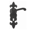black antique ornate furniture lock