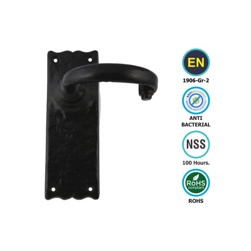 Alternative view of Black Antique Traditional Latch Furniture - Ludlow  Epoxy Black Set