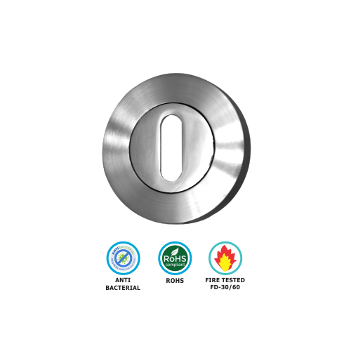 Alternative view of Keylock Escutcheon - Pack Of 2 52mm - Available in Multiple Finishes - Pair