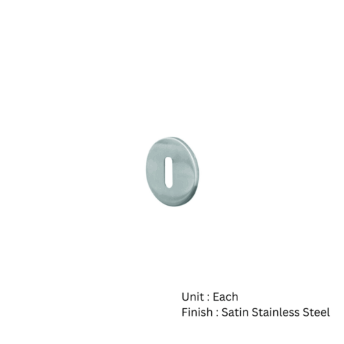 Alternative view of Keylock Escutcheon - Pack Of 2 52mm Satin Stainless Pair