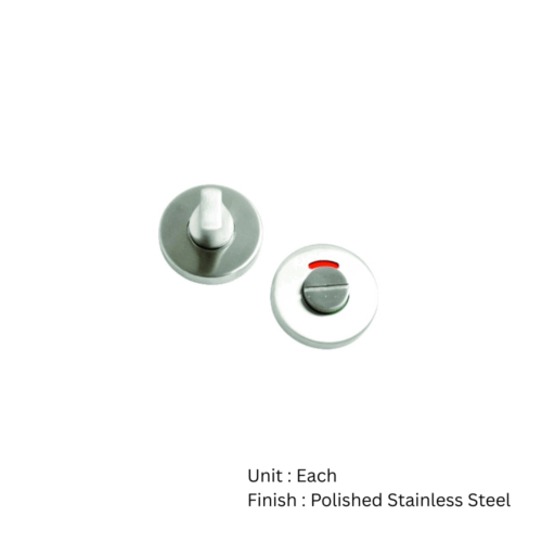Alternative view of Stainless Steel Bathroom Indicator 51mm Satin Stainless Pack