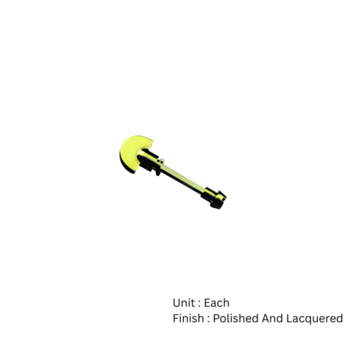 Alternative view of Bathroom Lock Spindle Complete  5mm Polished And  Lacquered Each