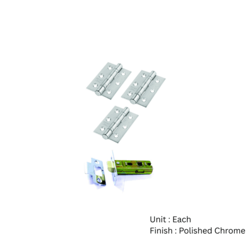 Alternative view of CE Fire Door Pack - 1½ Pair 451 BB (75mm) / Tubular Latch (63mm)